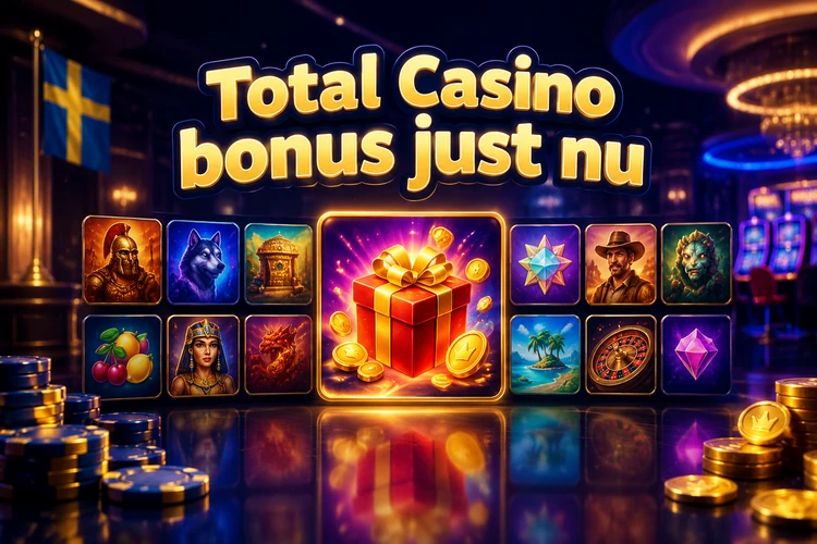 Total Casino bonus just nu