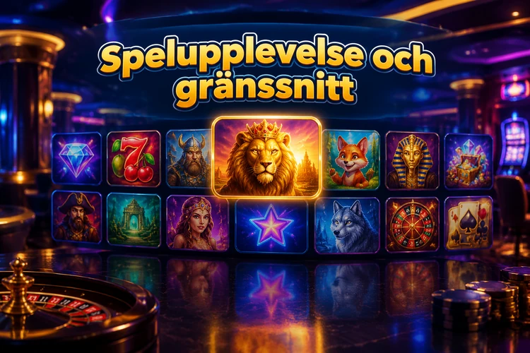 Spelupplevelse och gränssnitt